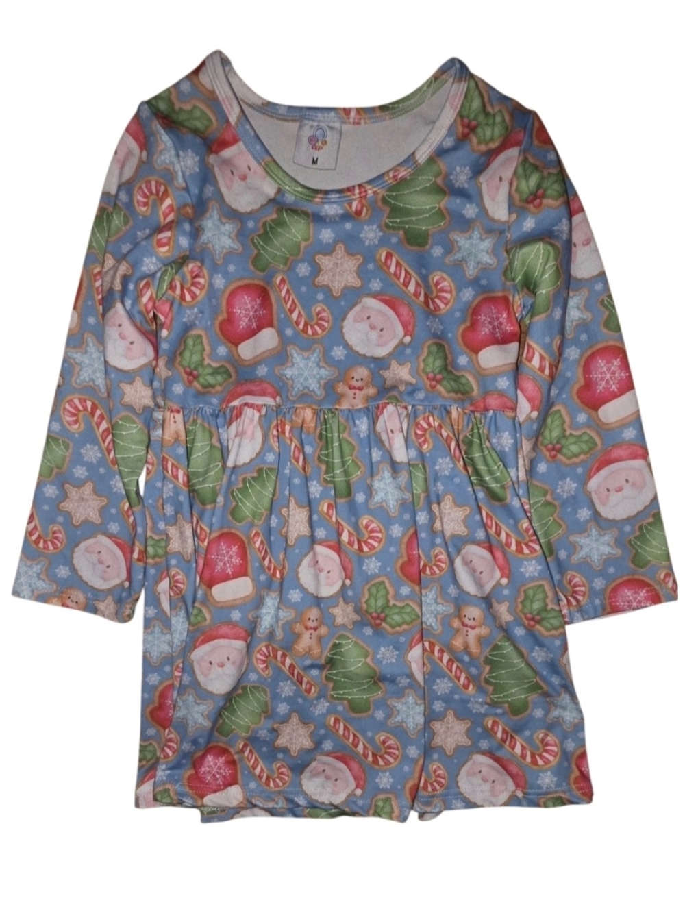 LaLeePop Girls Sugar Cookie Seasonal Long Sleeve Dress Size 3T NWOT